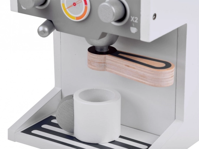 Machine à café en bois jouet pour enfants
