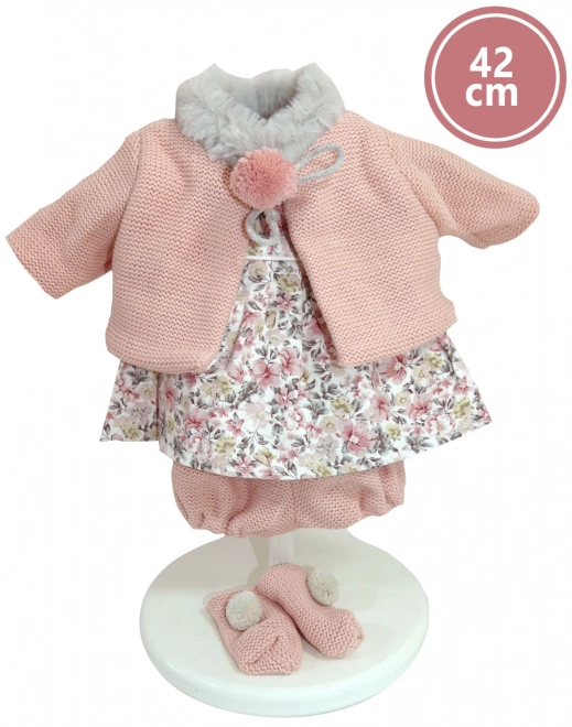 Llorens 424J JULIA - poupée réaliste avec sons et corps en tissu doux - 42 cm