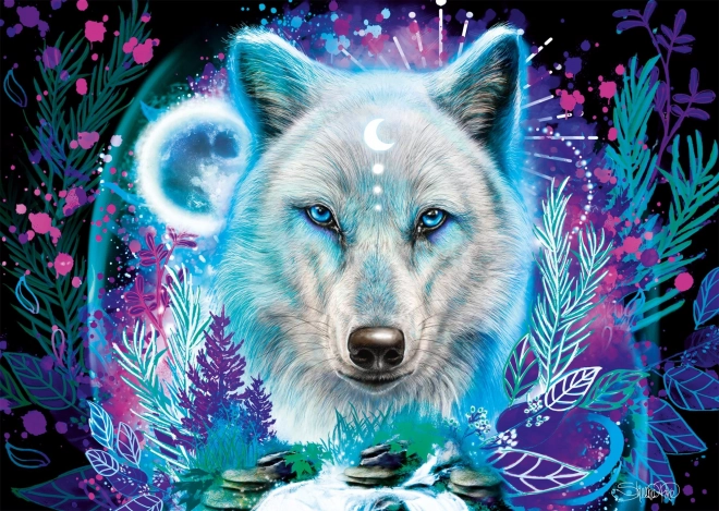 Puzzle Schmidt Néon : Loup Polaire 1000 pièces