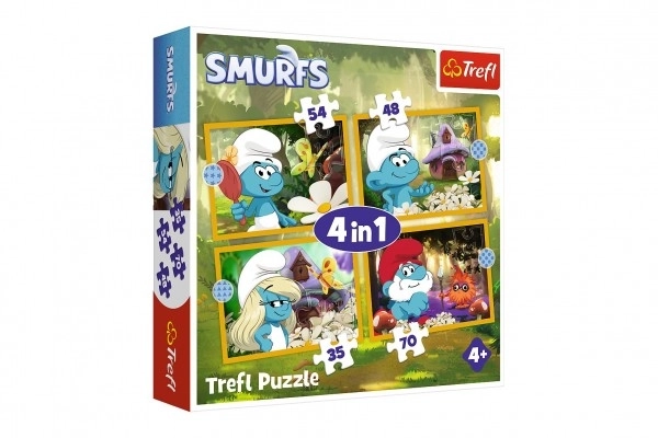 Puzzle La vie dans le village des Schtroumpfs