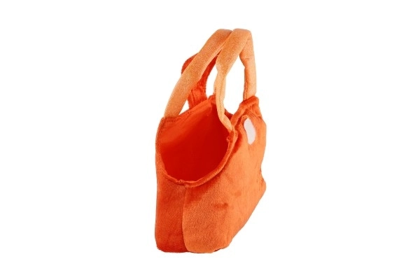 Licorne dans un sac à main - orange 18 cm