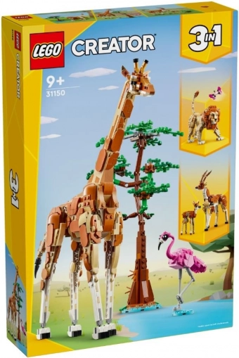 Lego Creator 3-en-1 animaux sauvages du safari
