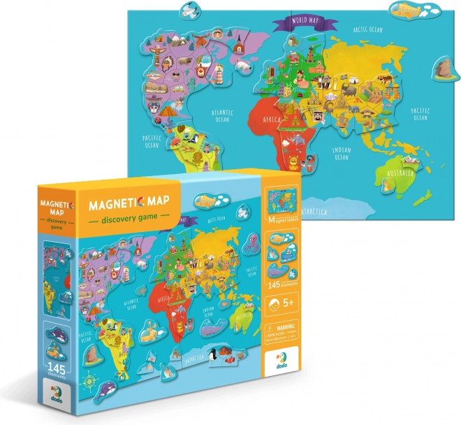 Jeu magnétique Carte du Monde