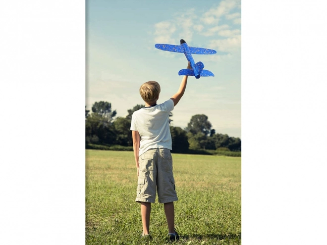 Planeur en mousse bleu pour enfants