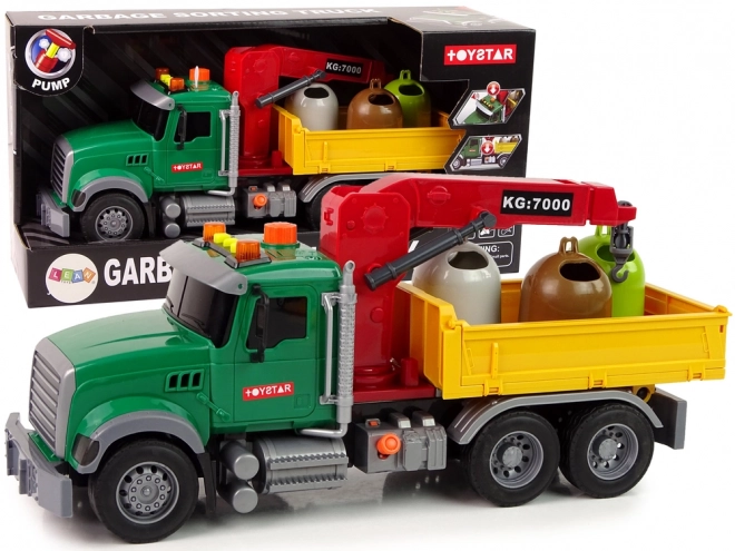 Camion Grue de Transport Automatique Poubelle Son