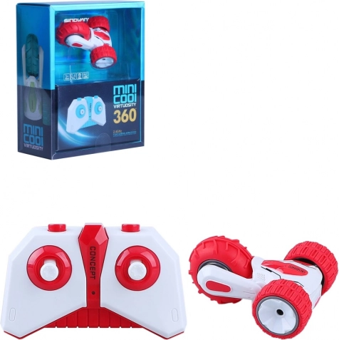 Mini voiture RC cascadeuse rouge