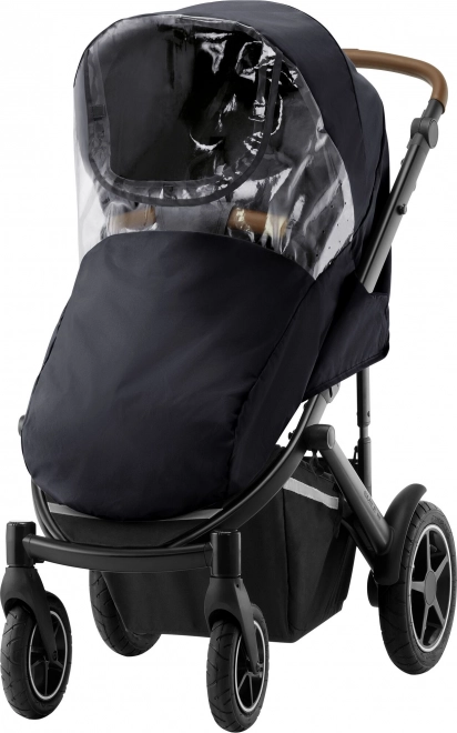 Bâche de pluie pour poussette Smile, Noir + EVA transparent
