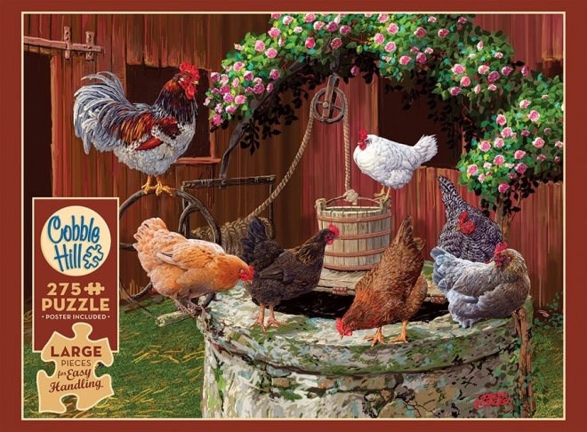 Puzzle Les Poules Réussissent XL 275 pièces