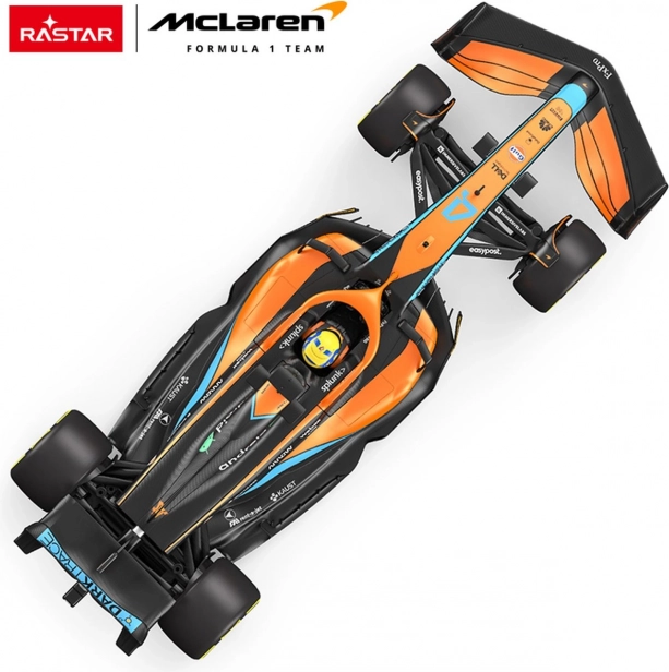 voiture RC formule 1 1:12 MCLAREN F1 MCL36 par Rastar, orange