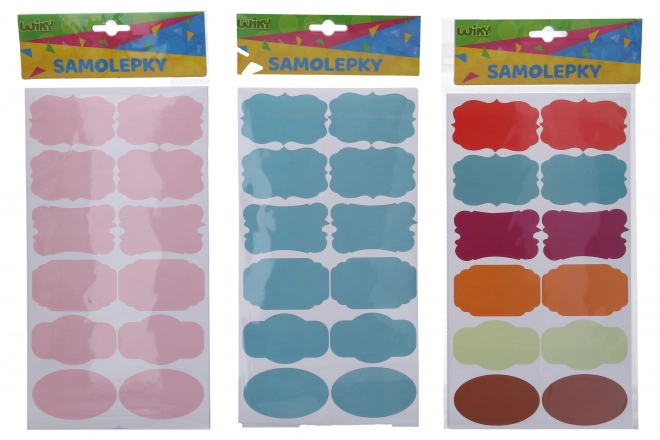 Autocollants 14x25,5 cm colorés pour épices, étiquettes