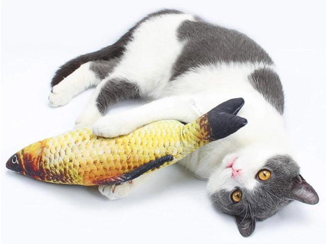 Mascotte poisson avec queue mobile