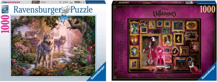 Ravensburger set de deux puzzles 2×1000 pièces