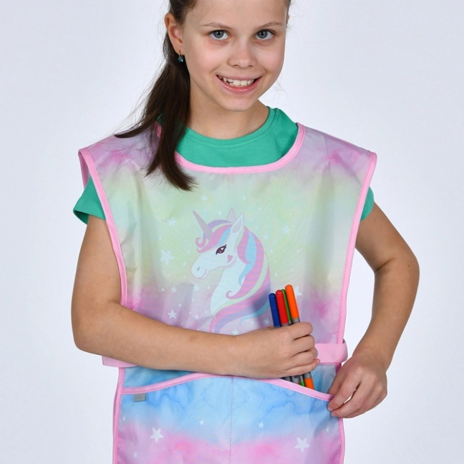 Tablier Enfant Licorne Arc-en-Ciel
