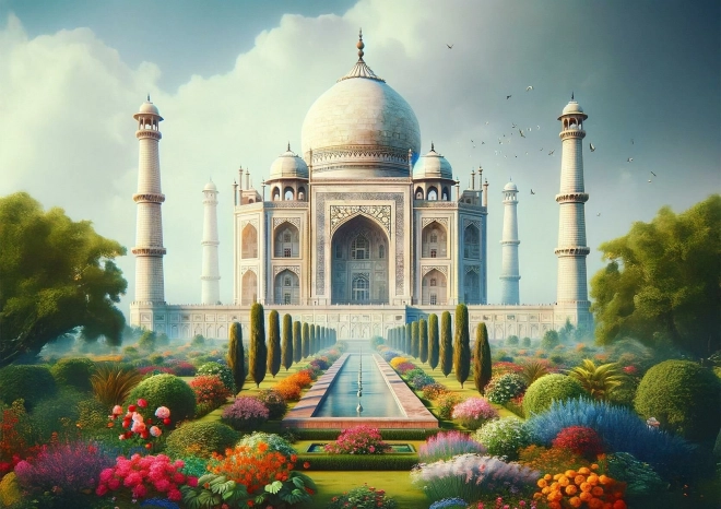 Puzzle Taj Mahal 1000 pièces