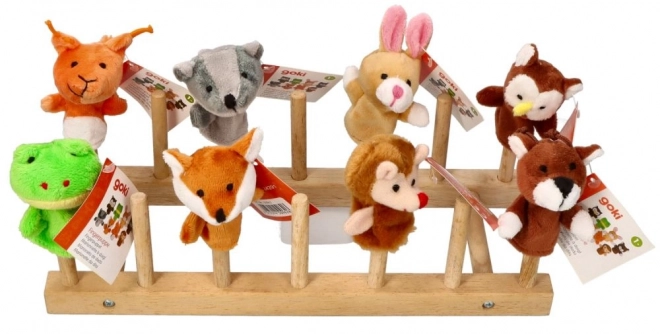 Marionnettes à doigt GOKI - animaux de la forêt