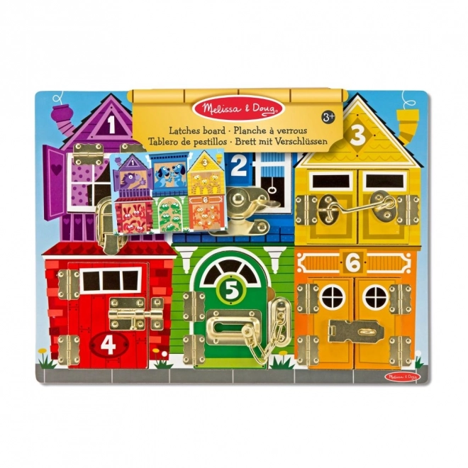 Serrures et panneau de sécurité Melissa and Doug