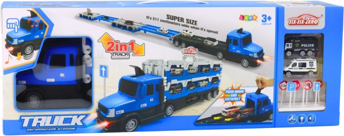 Camion se transformant en piste de course de 211 cm