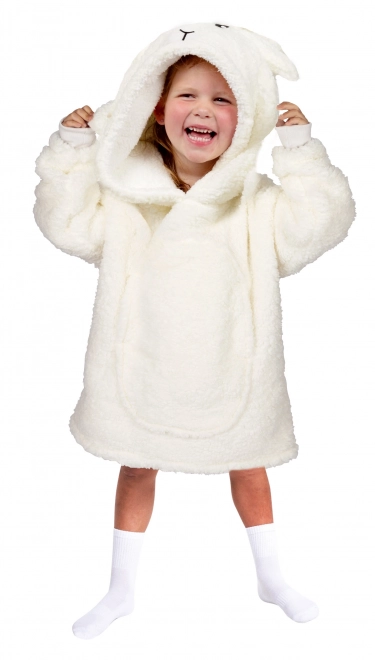 Couverture avec capuche chauffante pour enfants avec motif animal