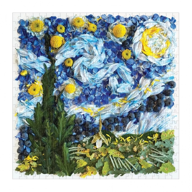 Puzzle Nuit étoilée de pétales 500 pièces