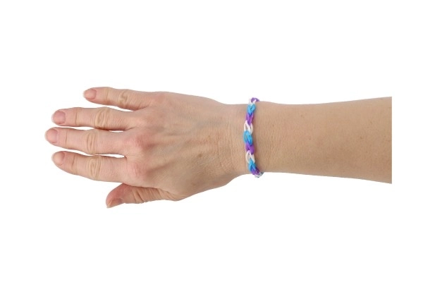 Crée ton propre bracelet - élastiques 600 pcs + accessoires + métier à tisser pour bracelets dans une boîte 27x13x4cm