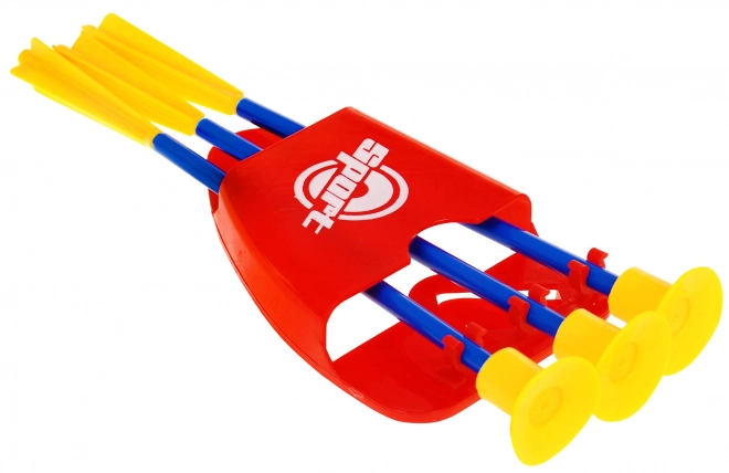 Arc pour enfants (6+) Ensemble sportif 7 pcs. + Cible + 4 flèches + Carquois + Viseur