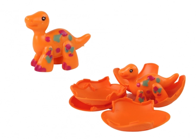 Oeuf magique de dinosaure craquant 4 couleurs 6 cm