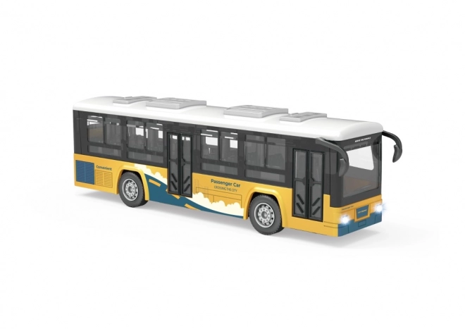 Autobus jaune avec effets