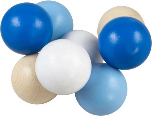 Detoa perles sur cordon bleues