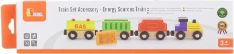Train en bois – sources d’énergie VIGA