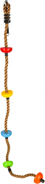 Corde à grimper avec disques pour enfants 200 cm