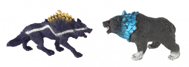 Ensemble de créatures fantastiques en plastique 4 pcs