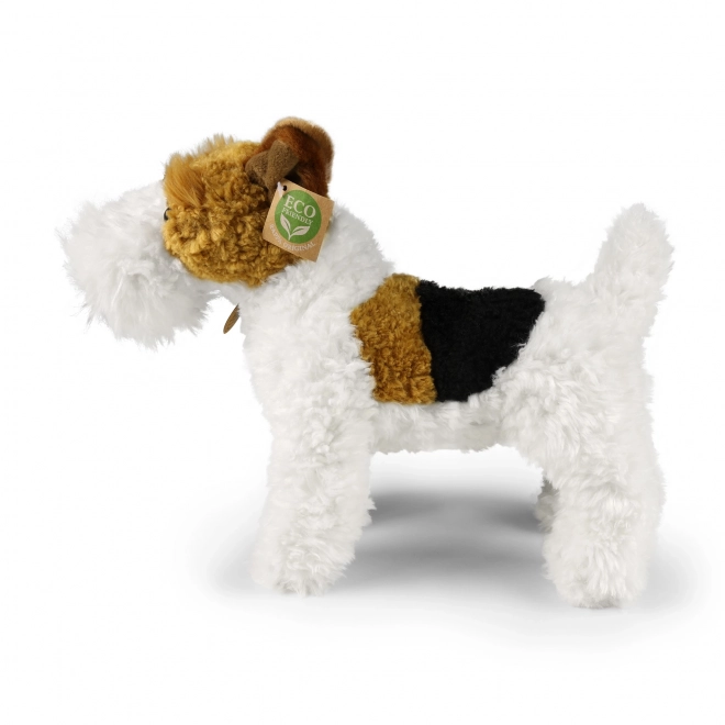 Chien en peluche fox-terrier Dášenka 30 cm
