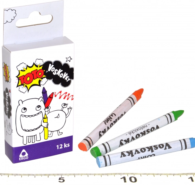 Crayons de cire triangulaires ERGO
