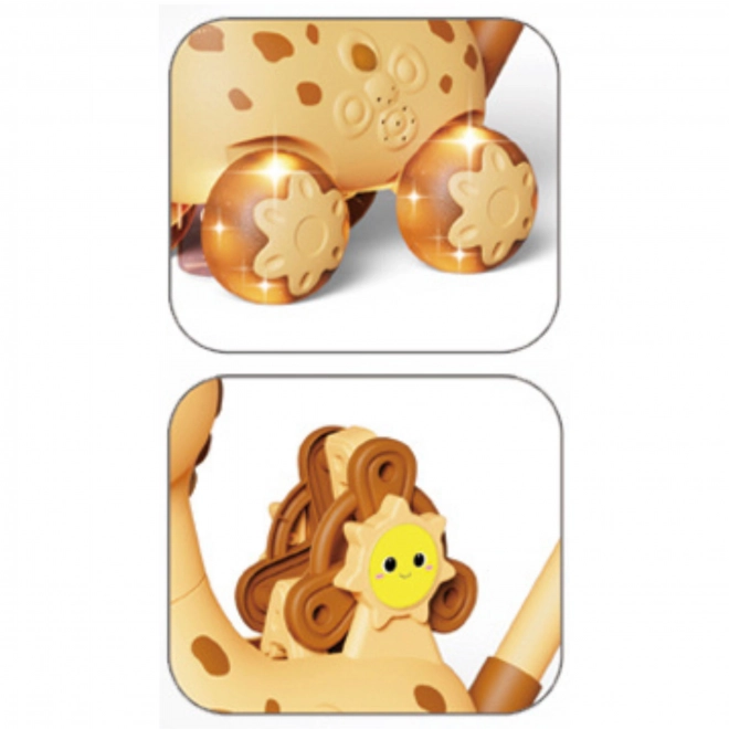 Girafe mobile 2 en 1 avec bulle de savon pour enfants