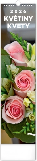 Notique calendrier mural Fleurs 2026