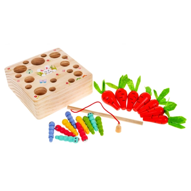 Jeu de mémoire en bois Carotte