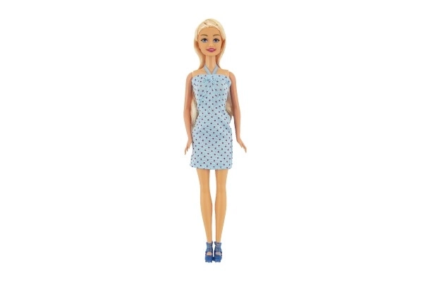 Poupée plastique 30 cm corps solide 5 types en boîte 8x32x4,5cm