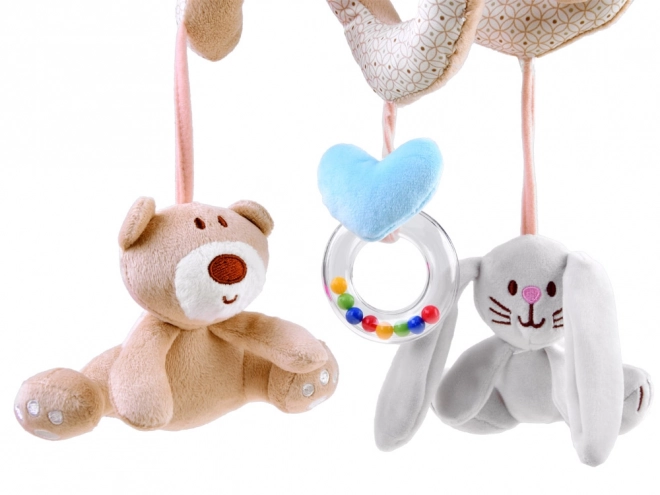 Spirale en peluche pour lit d'enfant ZA4416