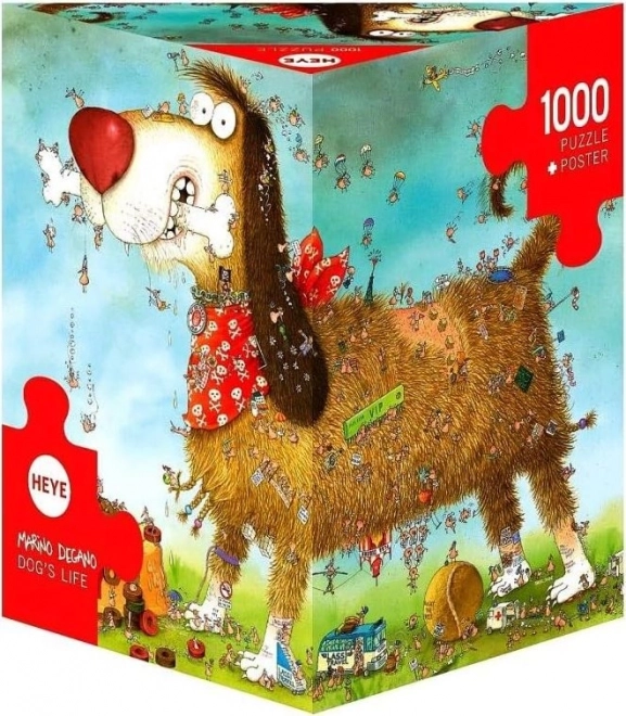 HEYE Puzzle Vie de chien 1000 pièces