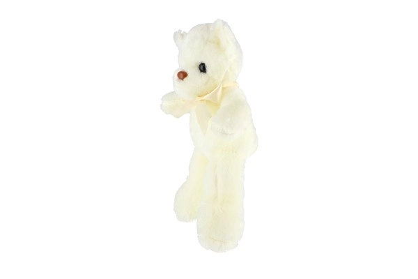 Ours/Ours en peluche avec nœud 30cm blanc