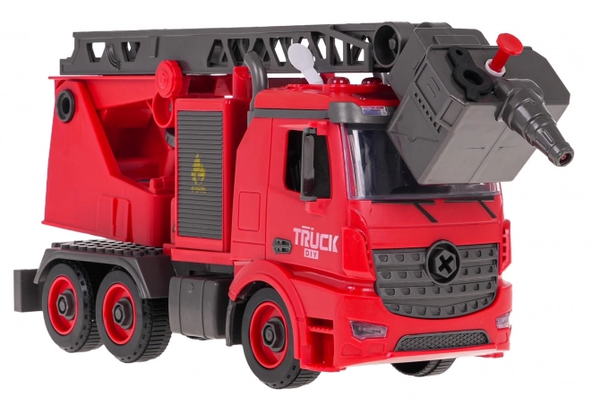 Unité de pompiers rotative avec fonction sonore et fonction eau
