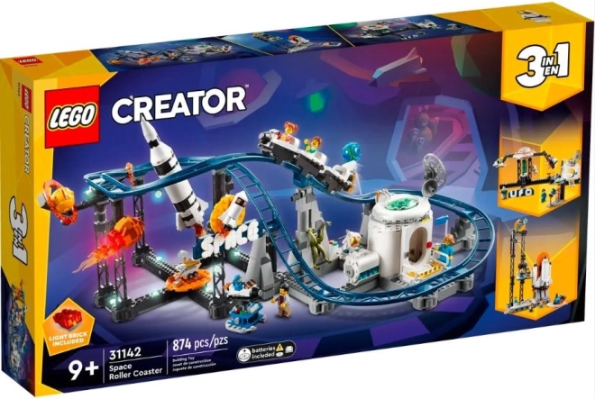 Lego Creator 3-en-1 montagnes russes spatiales