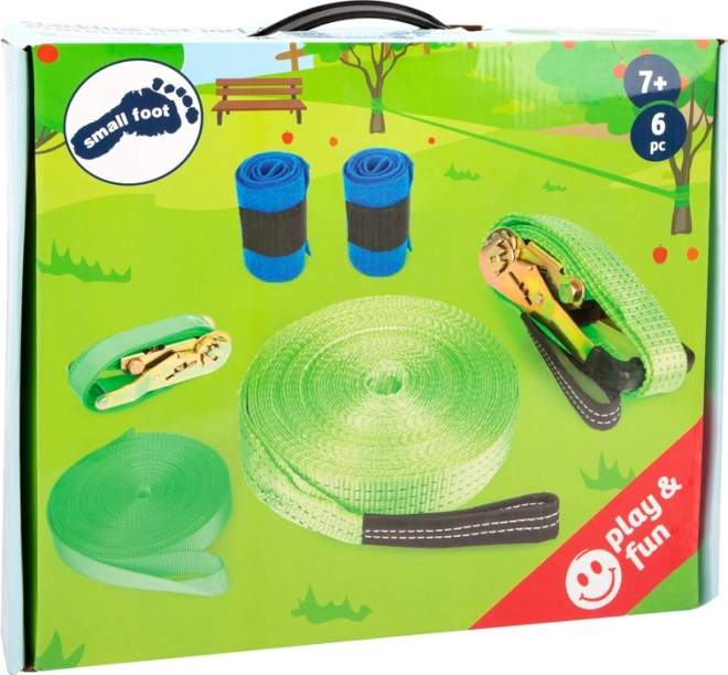 Ensemble de Slackline Small Foot (y compris la protection des arbres)
