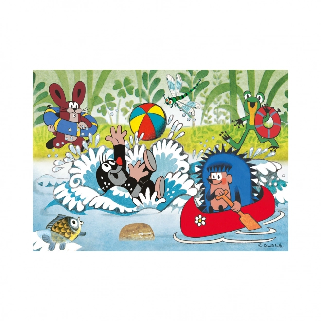 Dino Puzzle Krtek dans l'eau 24 pièces maxi