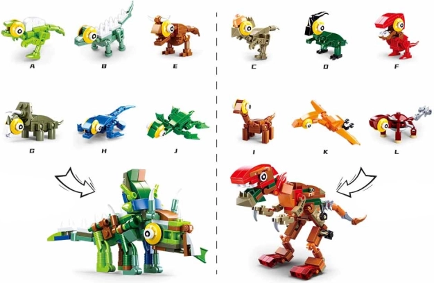 Sluban œuf de dinosaure – mini jeu de construction (1 pc)