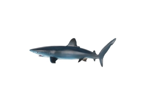Requin bleu plastique zooté 15 cm dans un sac
