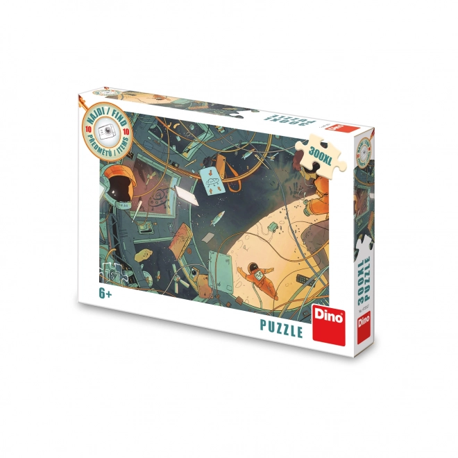Puzzle Univers - Trouver 10 objets 47x33cm 300 pièces XL dans une boîte 27x19x4cm
