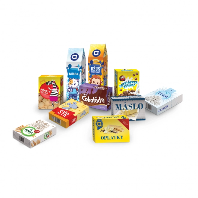 Mini panier commercial avec accessoires et apprentissage