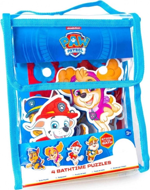 SPIN MASTER puzzle en mousse - Autocollants pour baignoire Pat' Patrouille 4x2 pièces
