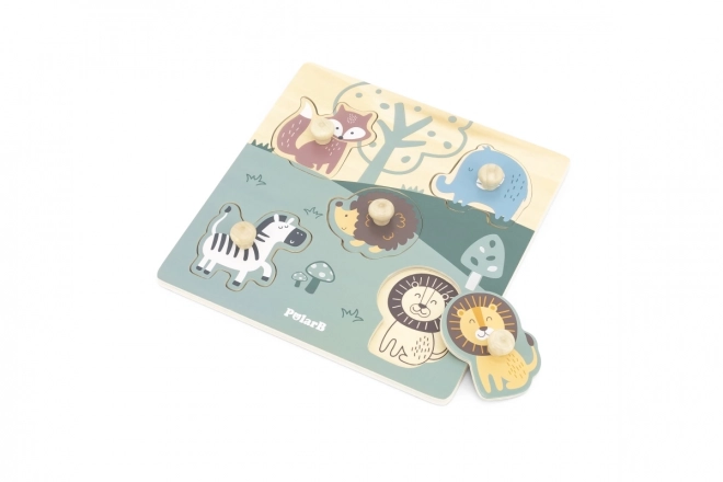 Puzzle en bois - animaux